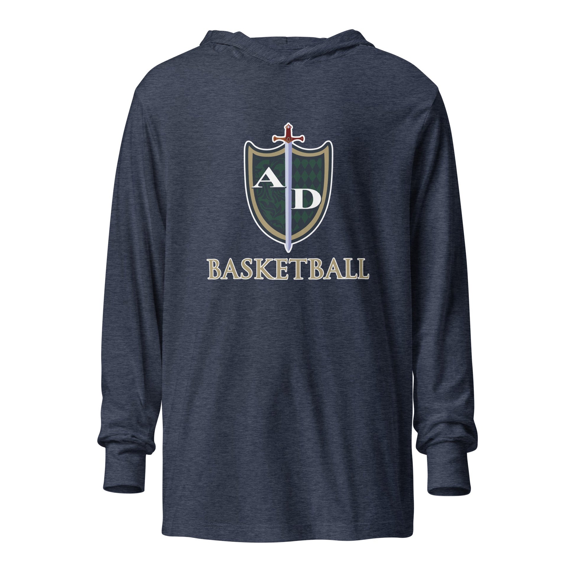 Performance | Hooded Long Sleeve T Shirt | Arma Dei Academy Basketball