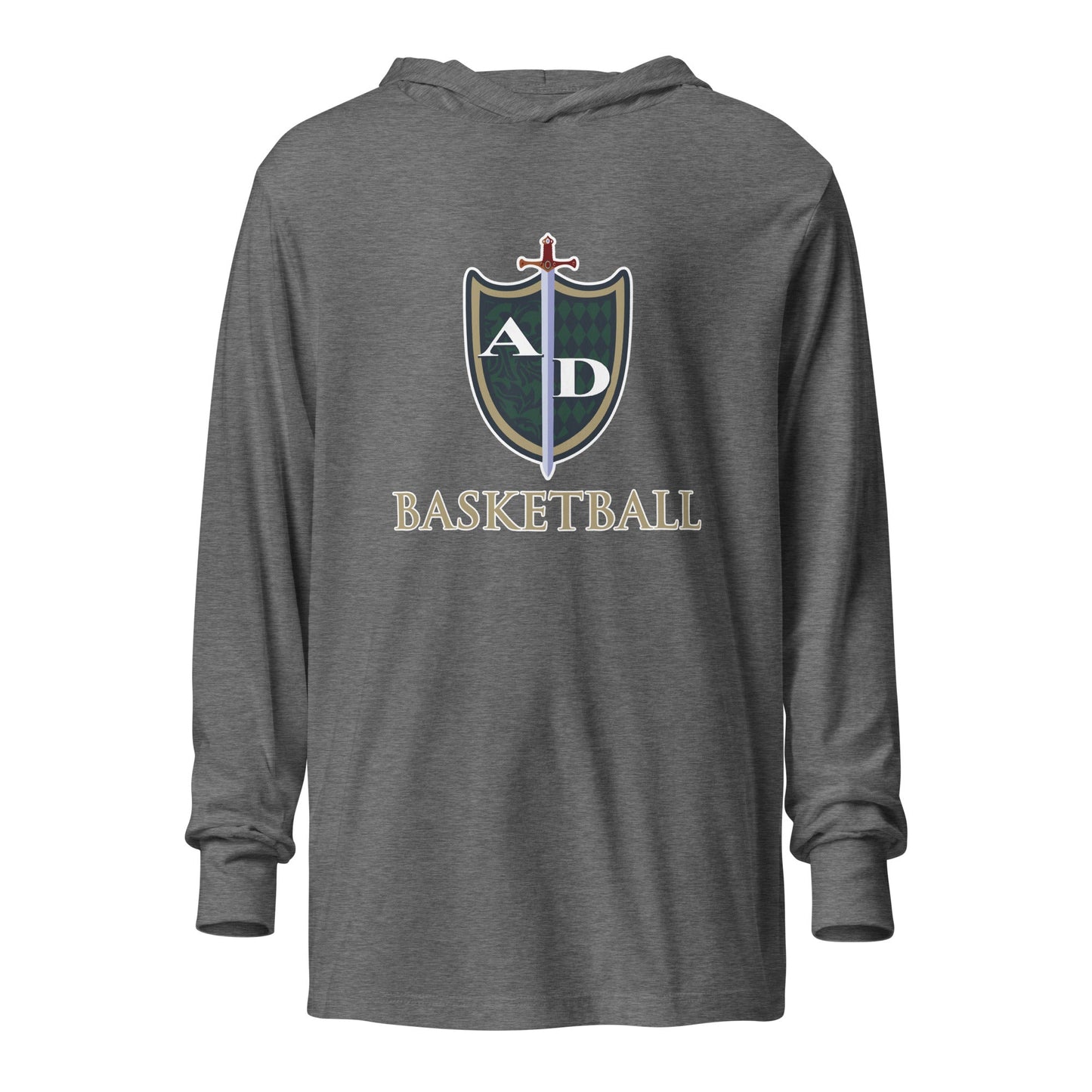 Performance | Hooded Long Sleeve T Shirt | Arma Dei Academy Basketball