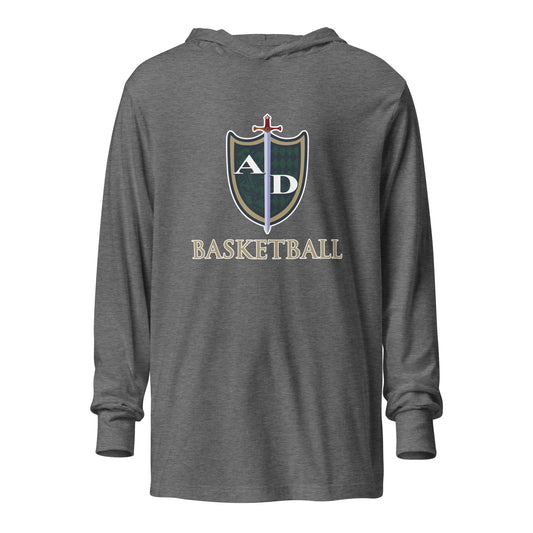 Performance | Hooded Long Sleeve T Shirt | Arma Dei Academy Basketball