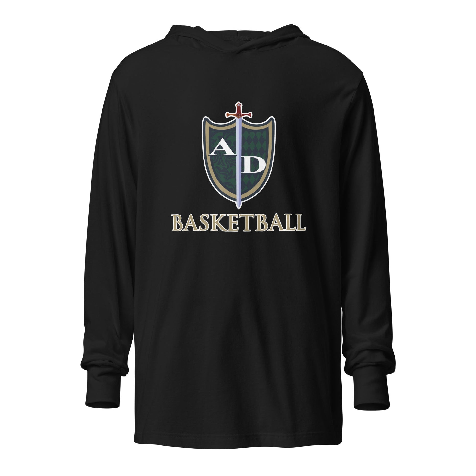 Performance | Hooded Long Sleeve T Shirt | Arma Dei Academy Basketball