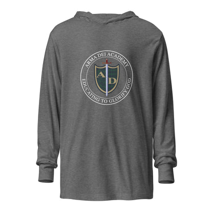 Performance | Hooded Long Sleeve T Shirt | Arma Dei Academy | Emblem
