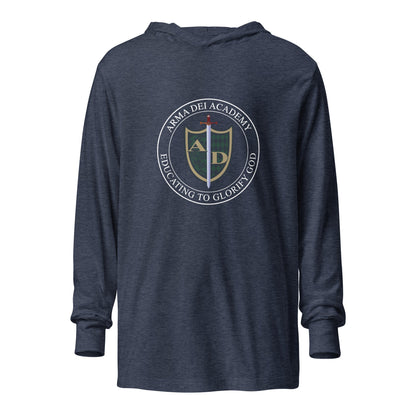 Performance | Hooded Long Sleeve T Shirt | Arma Dei Academy | Emblem
