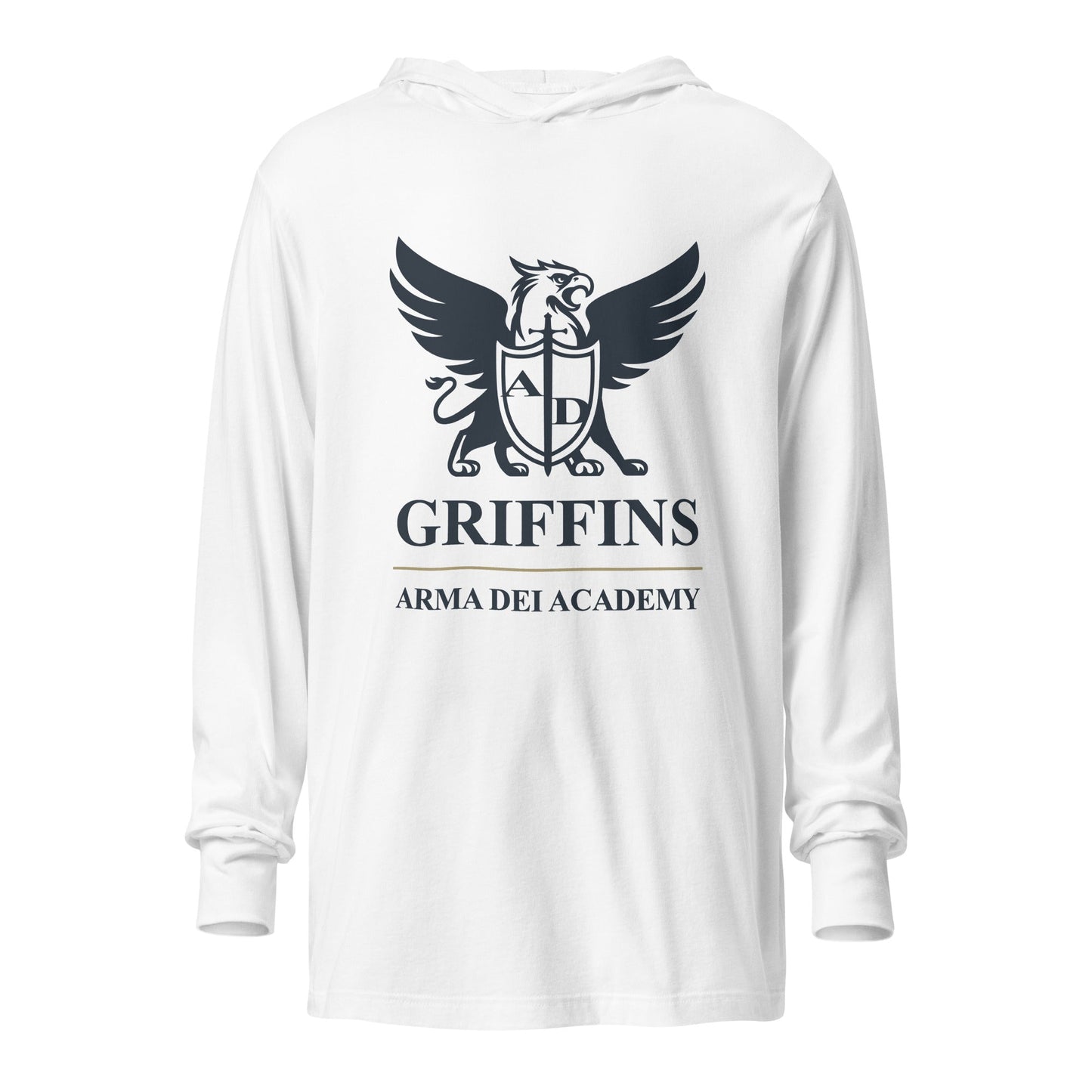 Performance | Hooded Long Sleeve T Shirt | Arma Dei Academy | Griffins