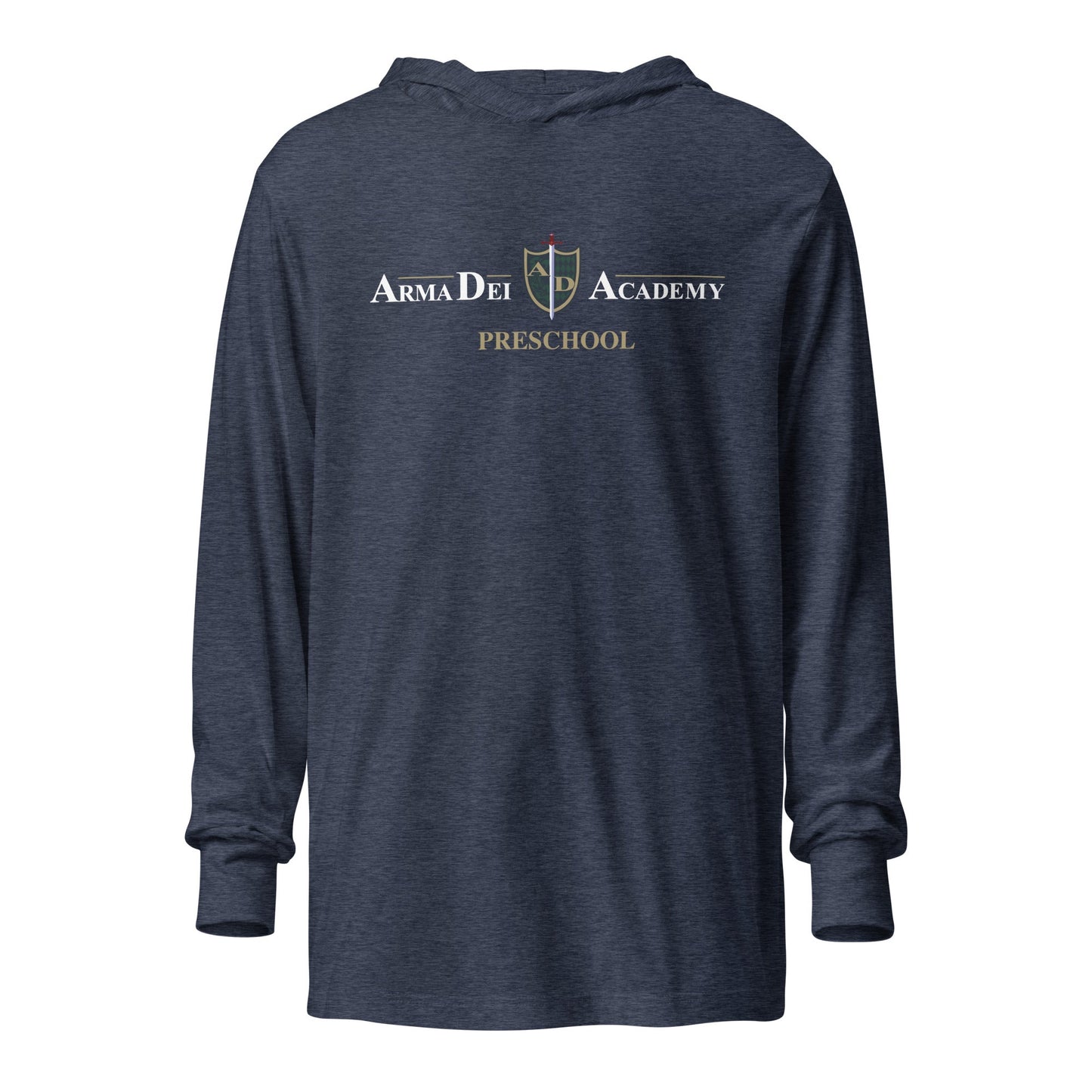 Performance | Hooded Long Sleeve T Shirt | Arma Dei Academy Preschool