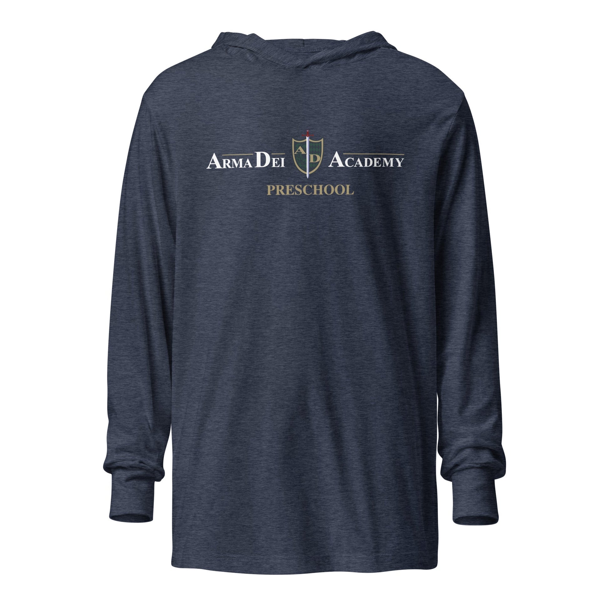 Performance | Hooded Long Sleeve T Shirt | Arma Dei Academy Preschool