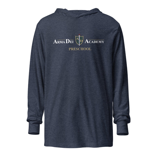Performance | Hooded Long Sleeve T Shirt | Arma Dei Academy Preschool