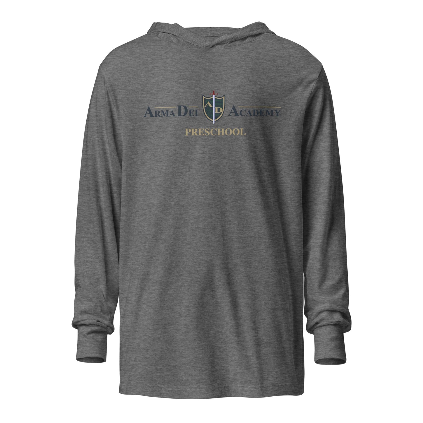 Performance | Hooded Long Sleeve T Shirt | Arma Dei Academy Preschool