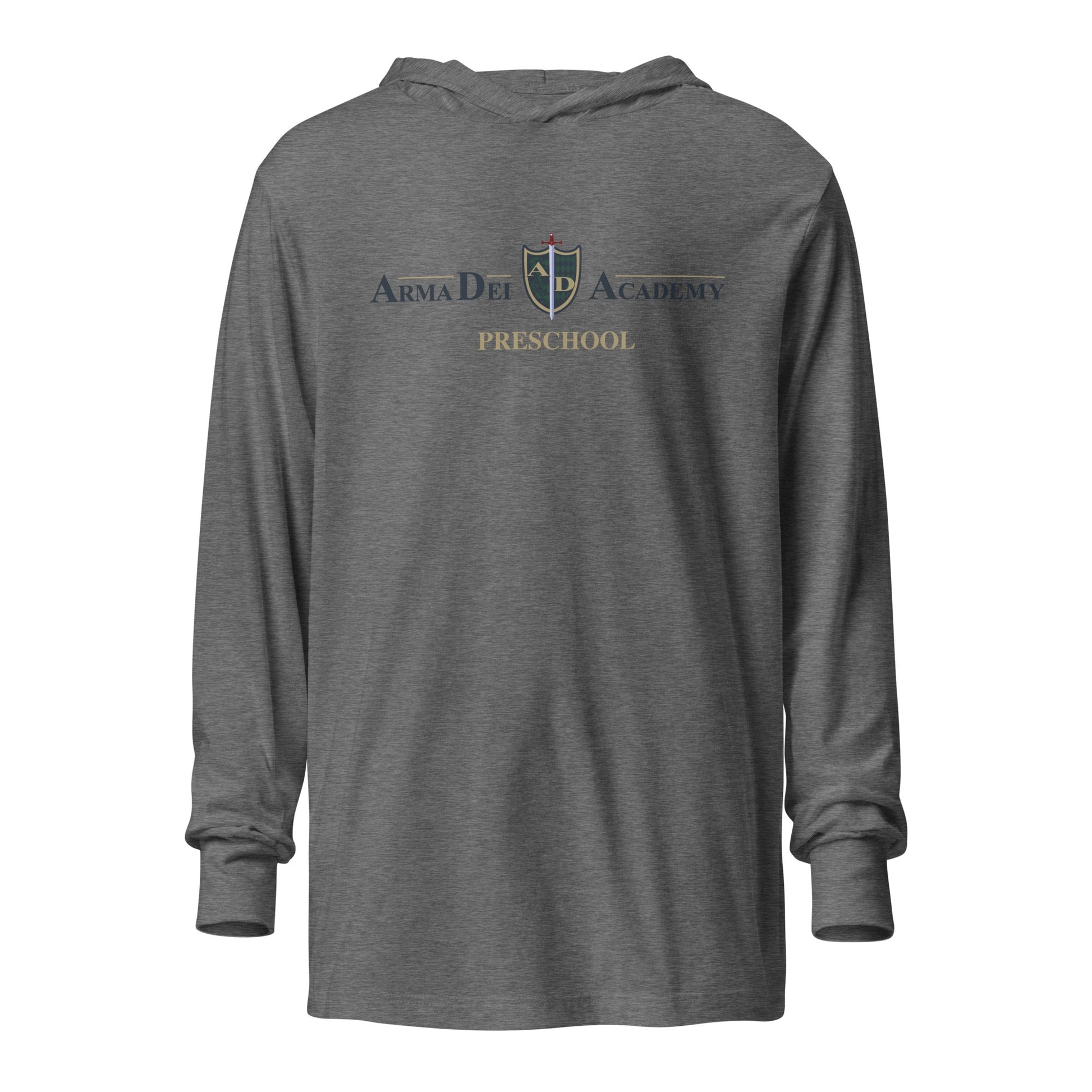Performance | Hooded Long Sleeve T Shirt | Arma Dei Academy Preschool