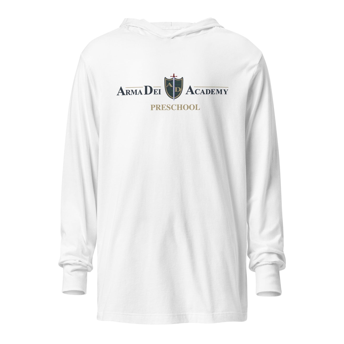 Performance | Hooded Long Sleeve T Shirt | Arma Dei Academy Preschool