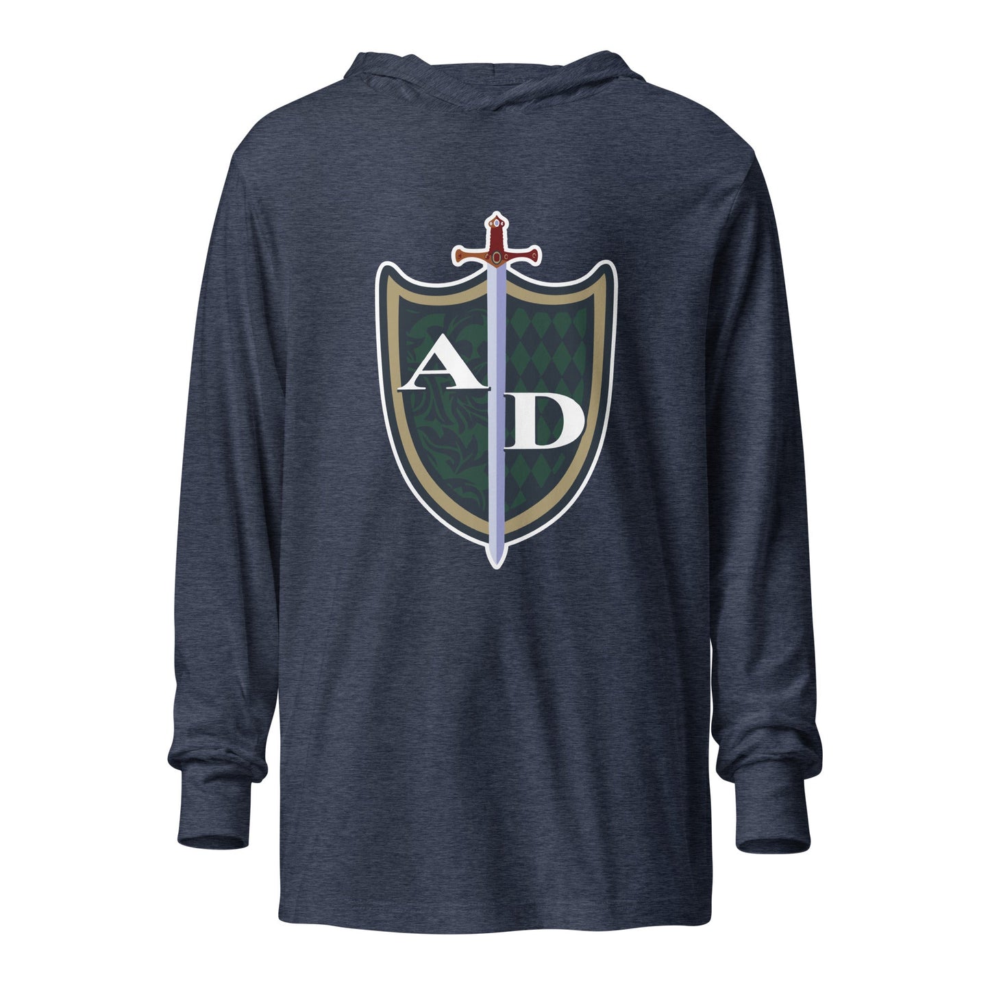 Performance | Hooded Long Sleeve T Shirt | Arma Dei Academy | Shield