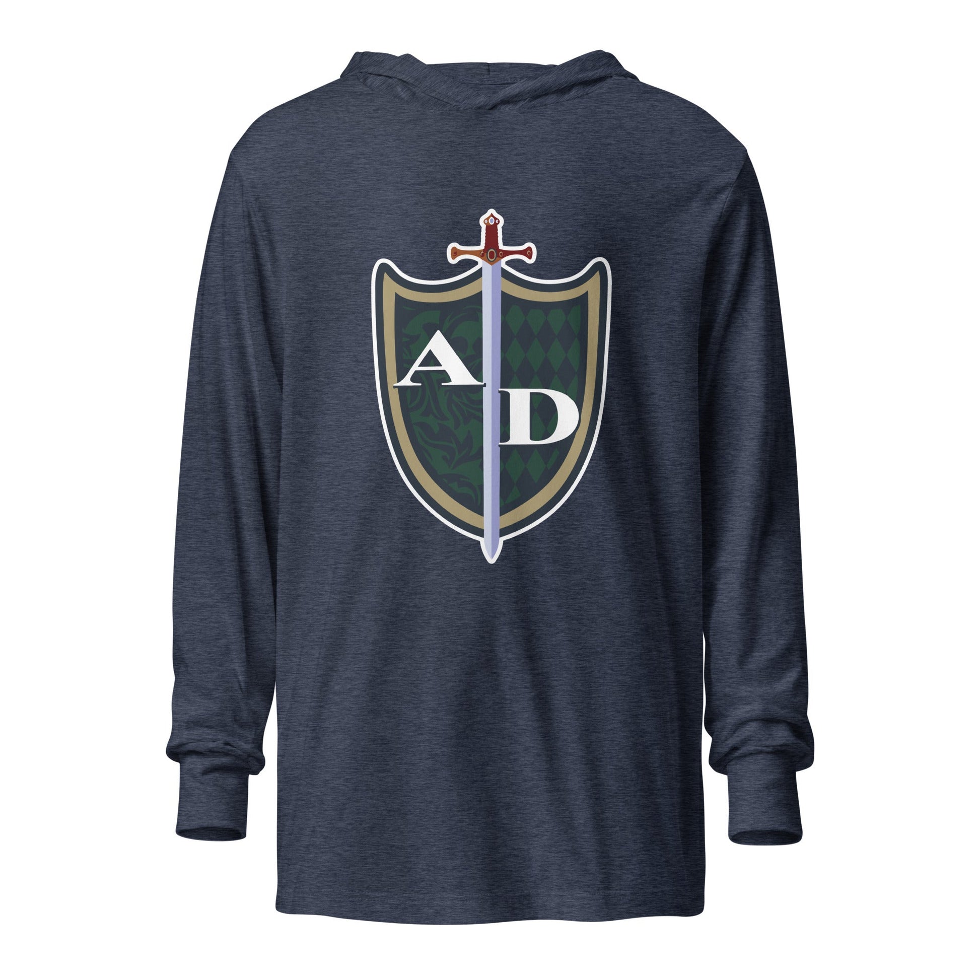 Performance | Hooded Long Sleeve T Shirt | Arma Dei Academy | Shield