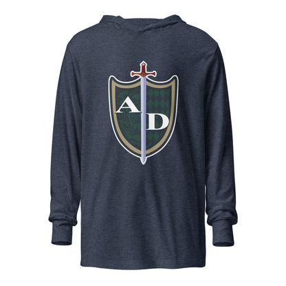 Performance | Hooded Long Sleeve T Shirt | Arma Dei Academy | Shield