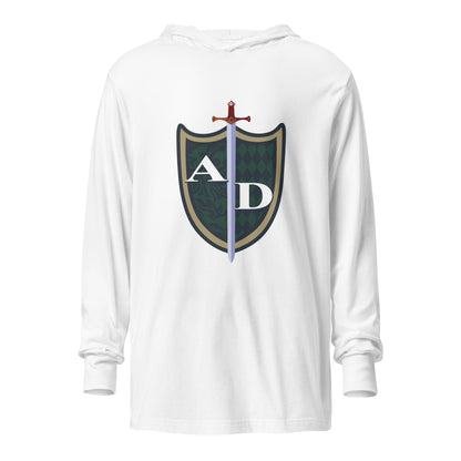 Performance | Hooded Long Sleeve T Shirt | Arma Dei Academy | Shield