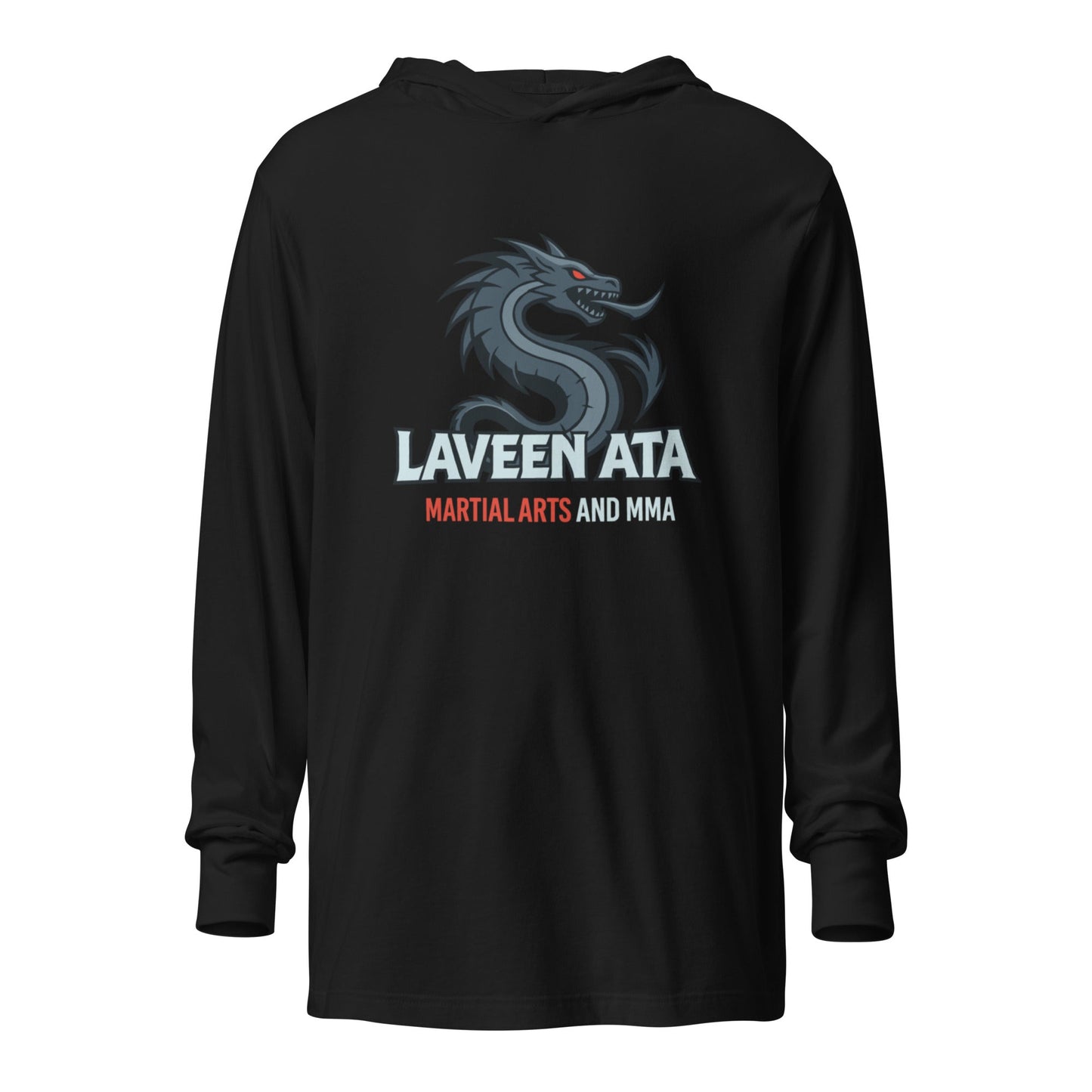 Performance | Hooded Long Sleeve T Shirt | AZ DRAGONS MMA | Draconic Logo