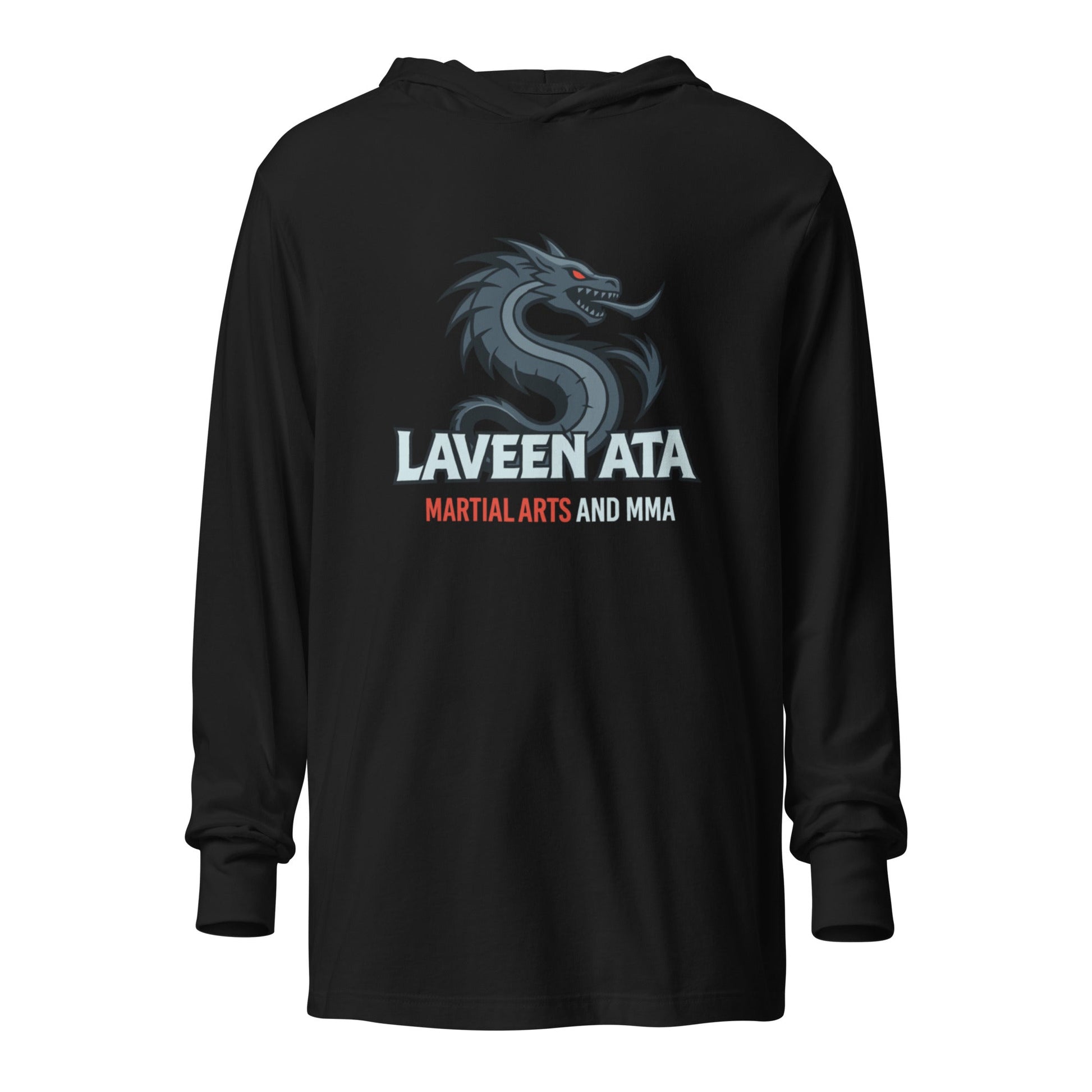 Performance | Hooded Long Sleeve T Shirt | AZ DRAGONS MMA | Draconic Logo