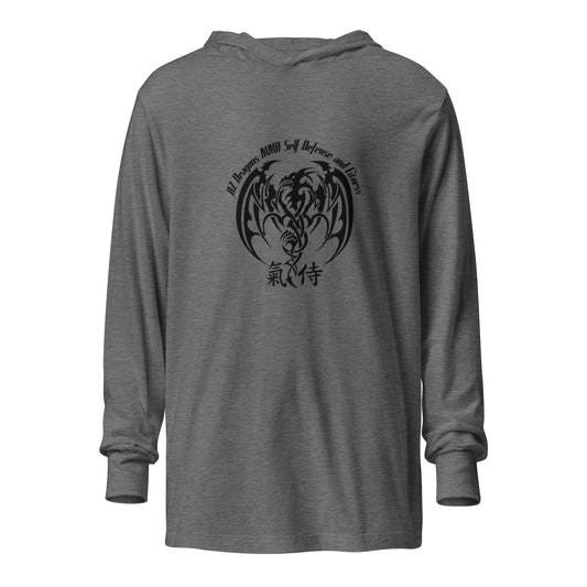 Performance | Hooded Long Sleeve T Shirt | AZ DRAGONS MMA | Mark Logo