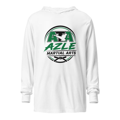 Performance | Hooded Long Sleeve T Shirt | Azle Martial Arts | Vanguard Emblem Logo