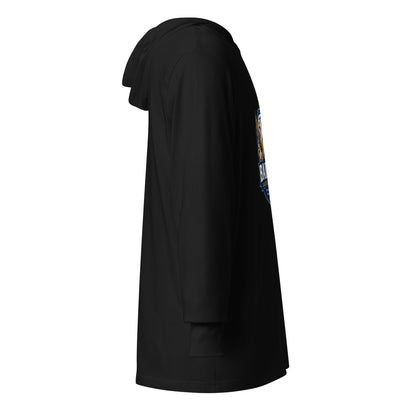Performance | Hooded Long Sleeve T Shirt | Bailey Baseball Academy | Shield Logo