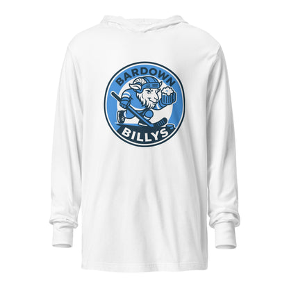 Performance | Hooded Long Sleeve T Shirt | Bardown Billys | Badge Logo