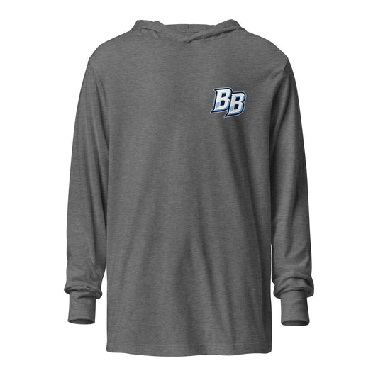 Performance | Hooded Long Sleeve T Shirt | Bardown Billys | Script Logo