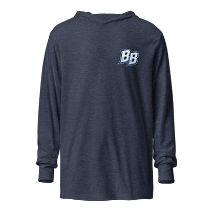 Performance | Hooded Long Sleeve T Shirt | Bardown Billys | Script Logo
