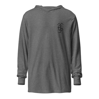 Performance | Hooded Long Sleeve T Shirt | Bare Peak Farm | Alt Logo