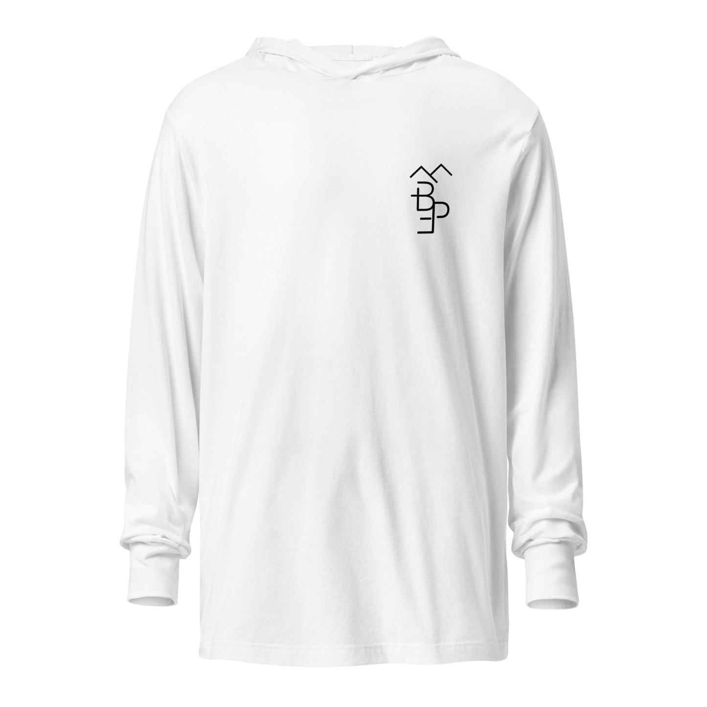 Performance | Hooded Long Sleeve T Shirt | Bare Peak Farm | Alt Logo