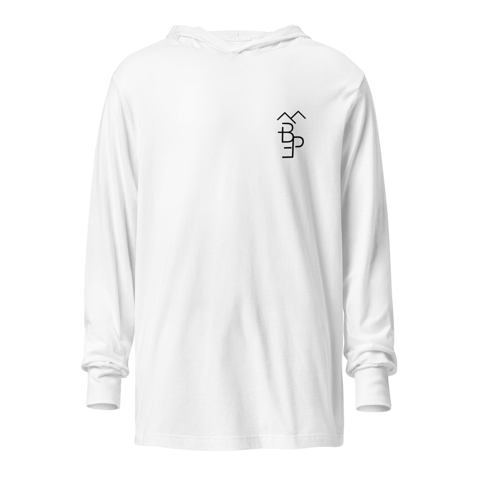 Performance | Hooded Long Sleeve T Shirt | Bare Peak Farm | Alt Logo