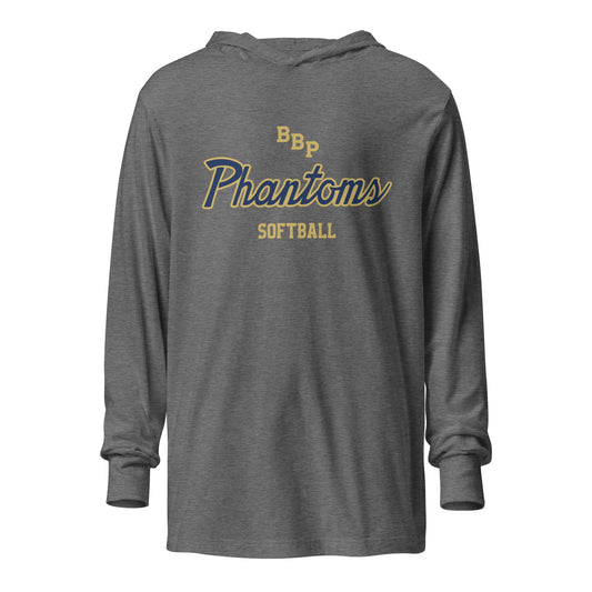 Performance | Hooded Long Sleeve T Shirt | Bayport - Bluepoint Softball