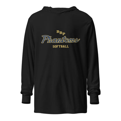 Performance | Hooded Long Sleeve T Shirt | Bayport - Bluepoint Softball