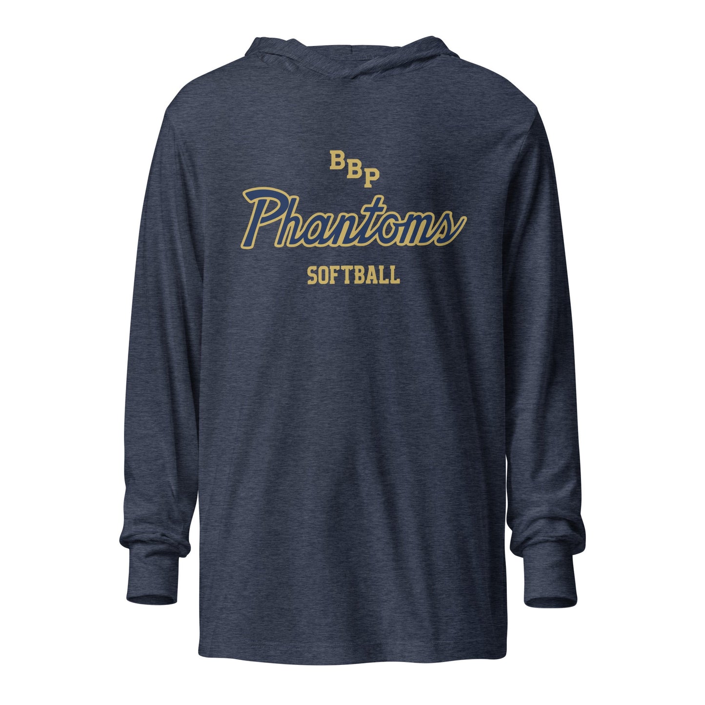 Performance | Hooded Long Sleeve T Shirt | Bayport - Bluepoint Softball