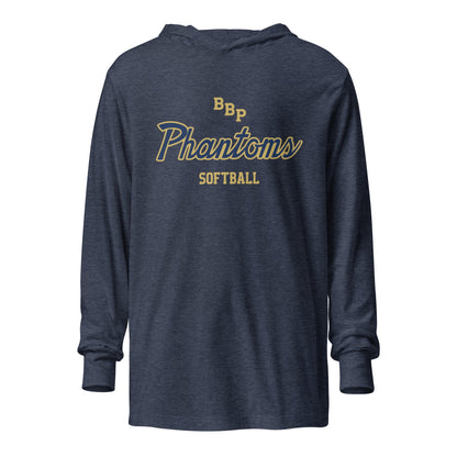 Performance | Hooded Long Sleeve T Shirt | Bayport - Bluepoint Softball