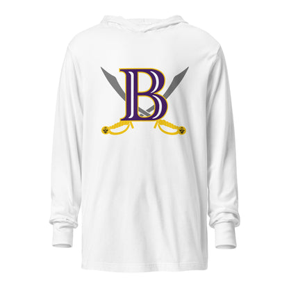 Performance | Hooded Long Sleeve T Shirt | Belton Youth Football Pirates | Vanguard Logo