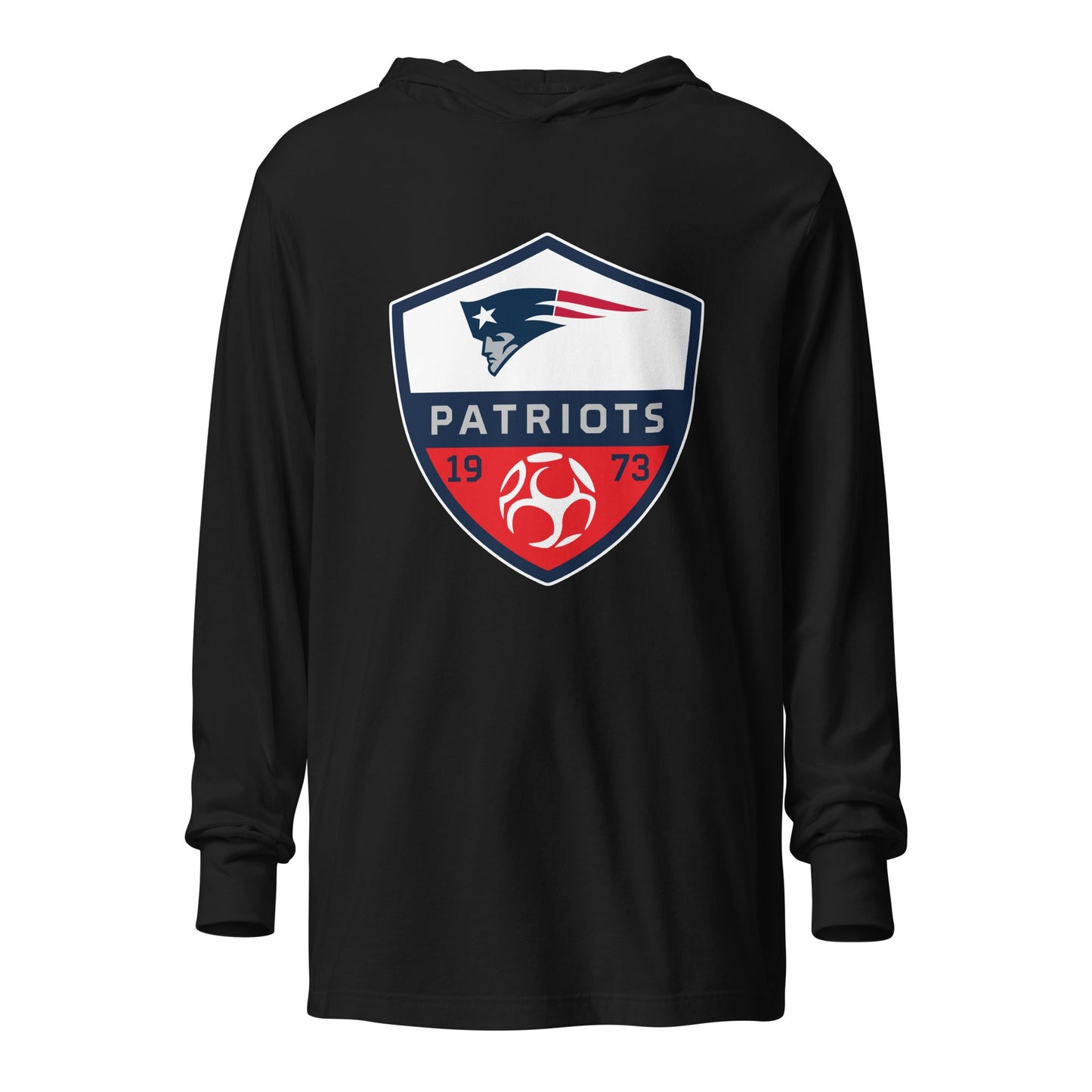 Performance | Hooded Long Sleeve T Shirt | Berkmar High School Soccer | Shield Logo