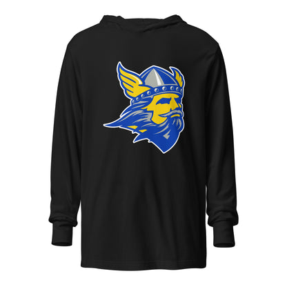 Performance | Hooded Long Sleeve T Shirt | Bethany Baseball | Vanguard Logo