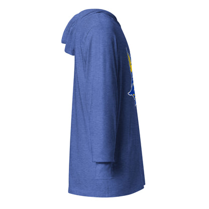 Performance | Hooded Long Sleeve T Shirt | Bethany Baseball | Vanguard Logo