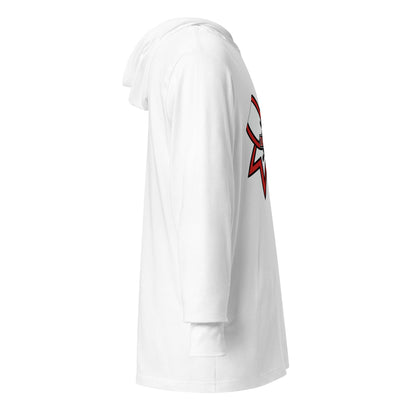 Performance | Hooded Long Sleeve T Shirt | BHS Coed Cheer | Bow Logo