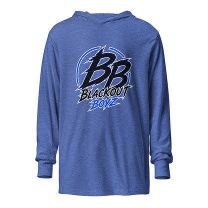 Performance | Hooded Long Sleeve T Shirt | Blackout Boyz | Vanguard Logo