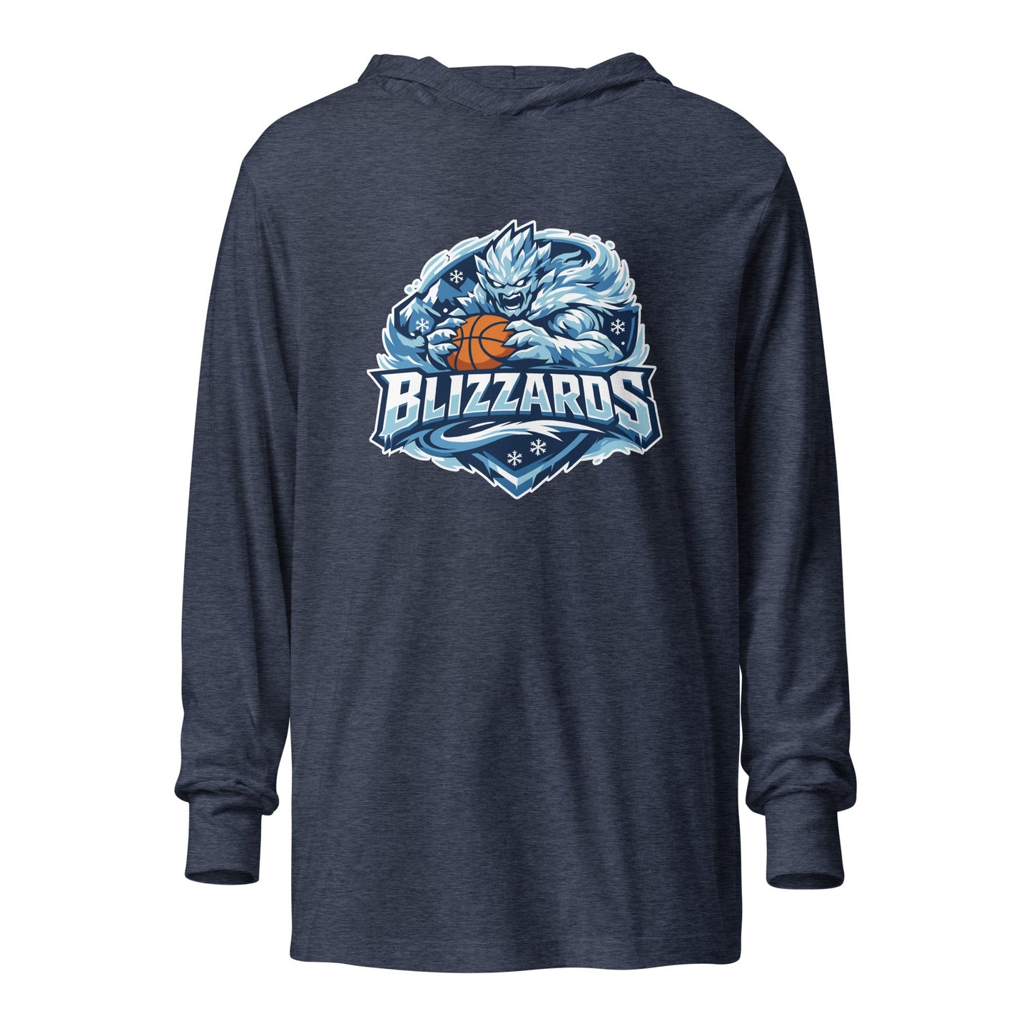 Performance | Hooded Long Sleeve T Shirt | Blizzards | Alt Logo