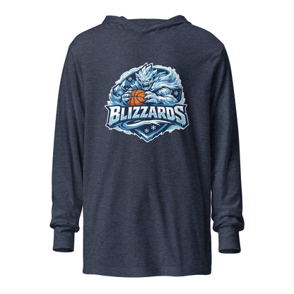 Performance | Hooded Long Sleeve T Shirt | Blizzards | Alt Logo