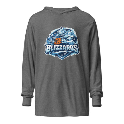 Performance | Hooded Long Sleeve T Shirt | Blizzards | Alt Logo