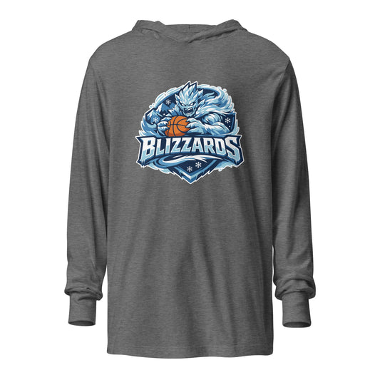 Performance | Hooded Long Sleeve T Shirt | Blizzards | Alt Logo