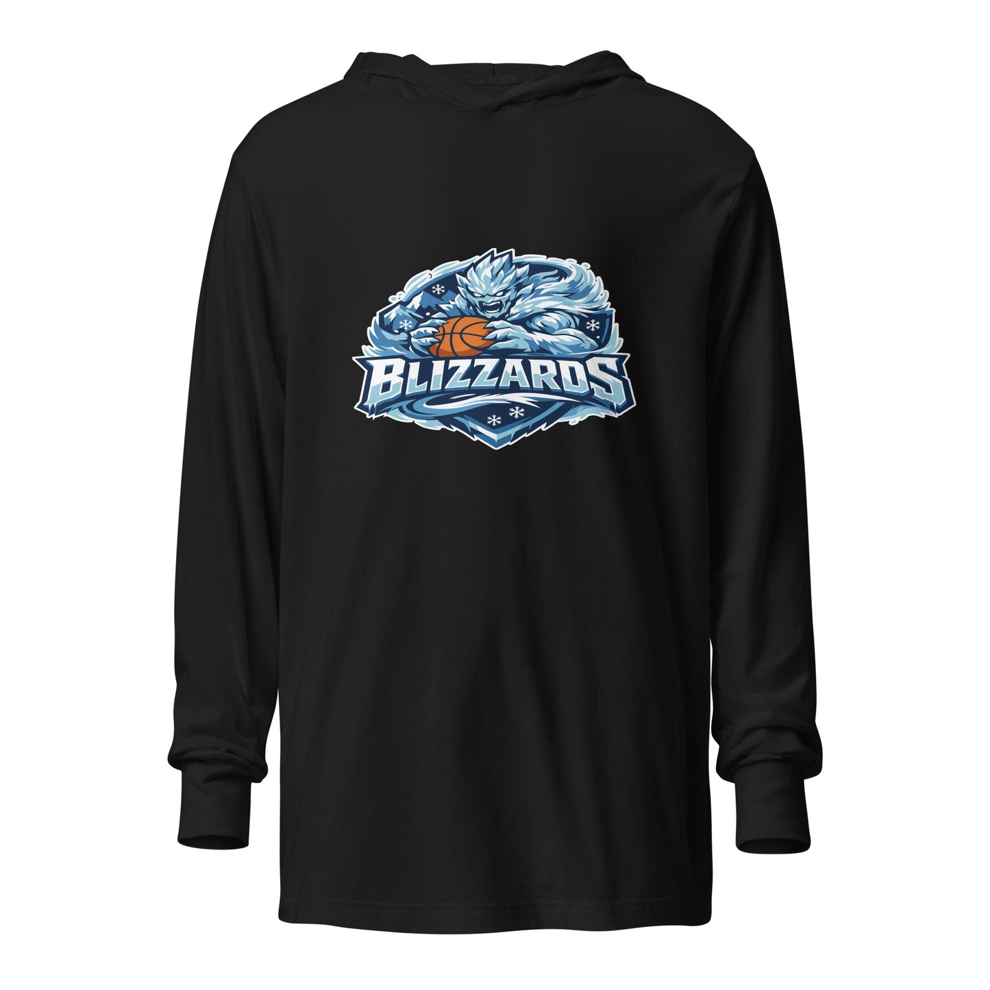 Performance | Hooded Long Sleeve T Shirt | Blizzards | Alt Logo