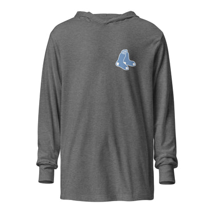 Performance | Hooded Long Sleeve T Shirt | Blue Sox | Icon Logo
