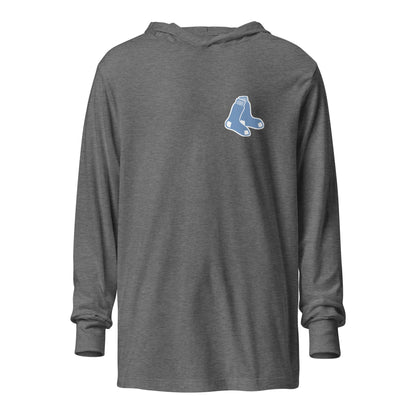 Performance | Hooded Long Sleeve T Shirt | Blue Sox | Icon Logo