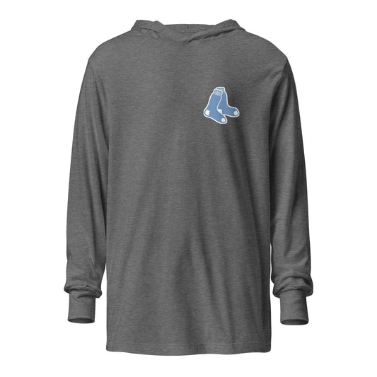 Performance | Hooded Long Sleeve T Shirt | Blue Sox | Icon Logo