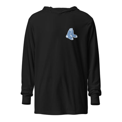 Performance | Hooded Long Sleeve T Shirt | Blue Sox | Icon Logo