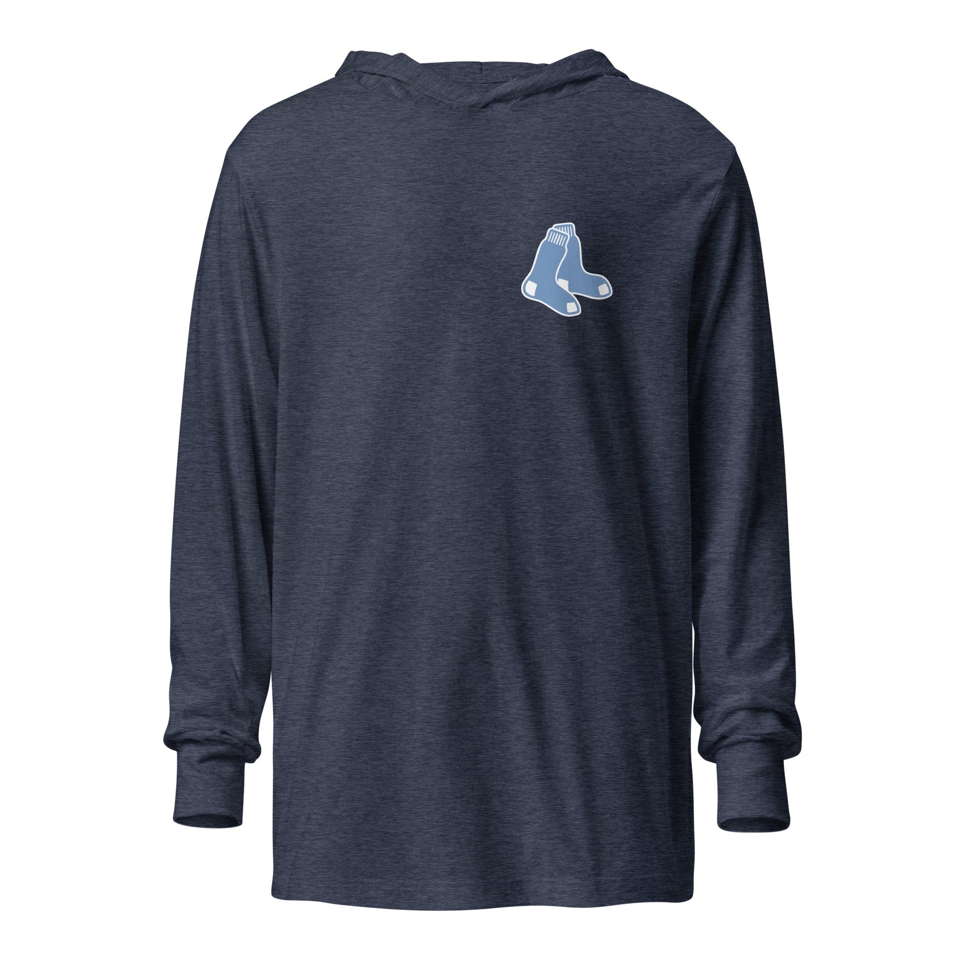Performance | Hooded Long Sleeve T Shirt | Blue Sox | Icon Logo