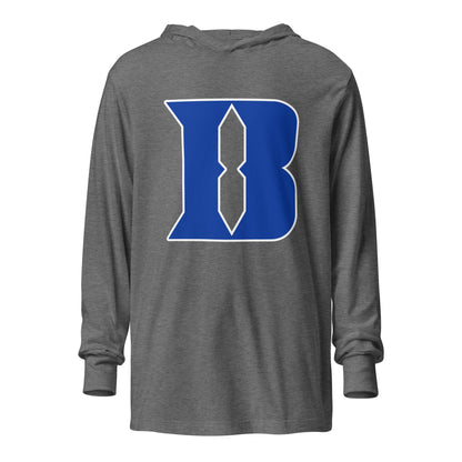 Performance | Hooded Long Sleeve T Shirt | Blueblacks Football Club | B-Mark Logo