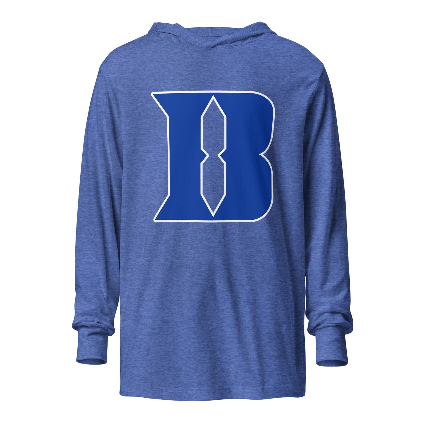 Performance | Hooded Long Sleeve T Shirt | Blueblacks Football Club | B-Mark Logo